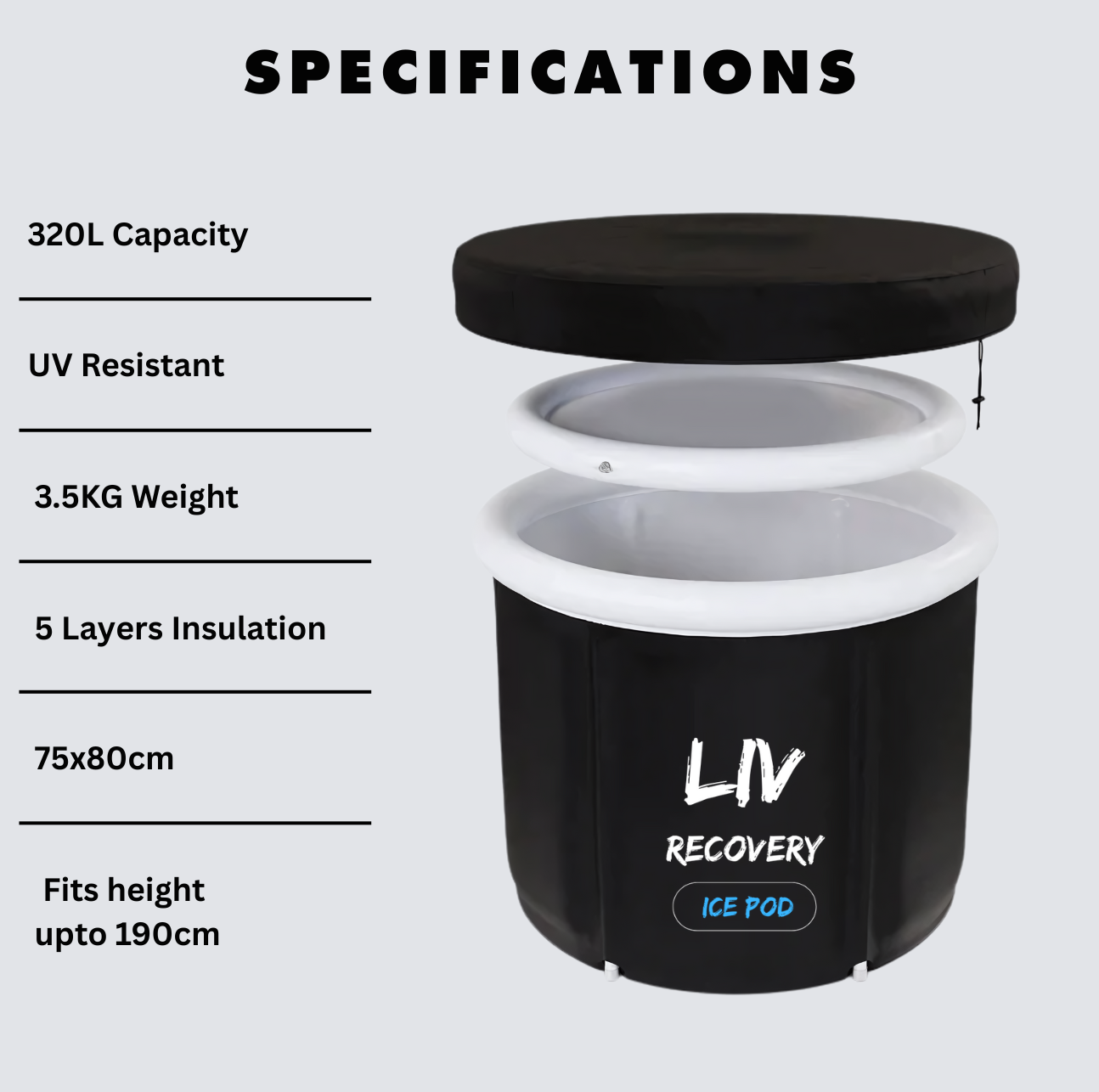 LIV RECOVERY™ - COLD PLUNGE POD